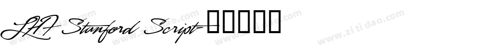 LHF Stanford Script字体转换